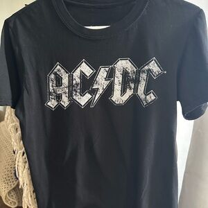 AC/DC Black Cotton Tee
